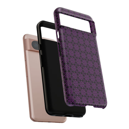 Vibrant Kaleidoscope - Purple - Black - Tough Cases