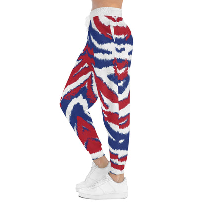 Red White and Blue - Athletic Joggers (AOP)