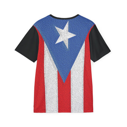 Celebrate Puerto Rico - Black 000000 - Men's Sports Jersey (AOP)