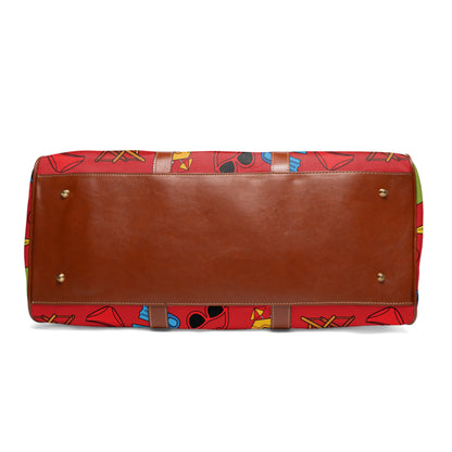 Summer Vibes - Scarlet de0000 - Waterproof Travel Bag