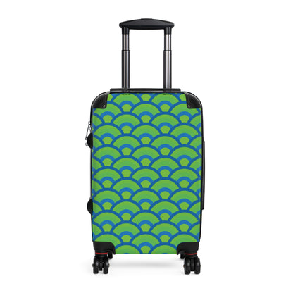 Green and Blue Sunrise - Suitcases