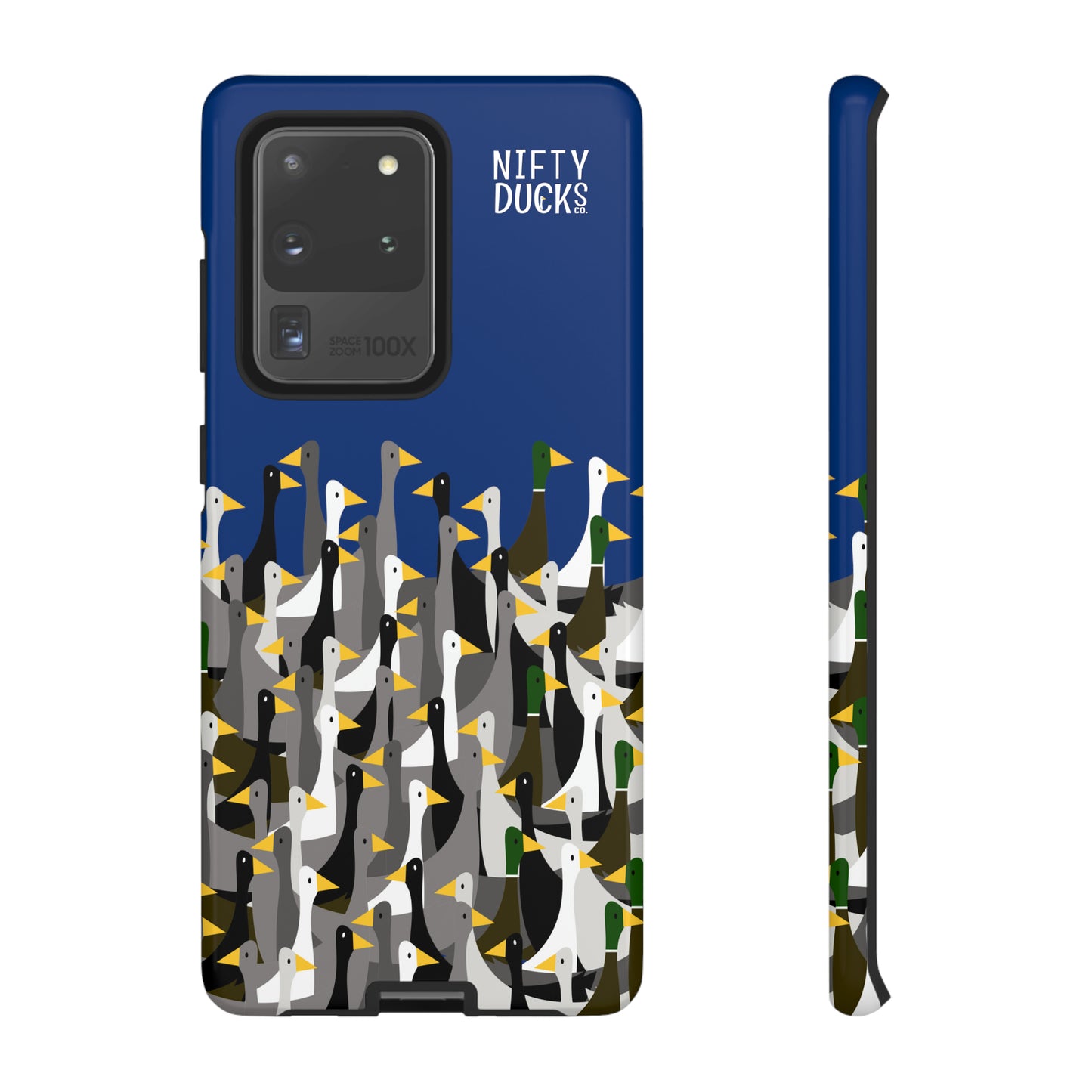 That is a LOT of ducks - Logo - Blue 003377 - Tough Cases