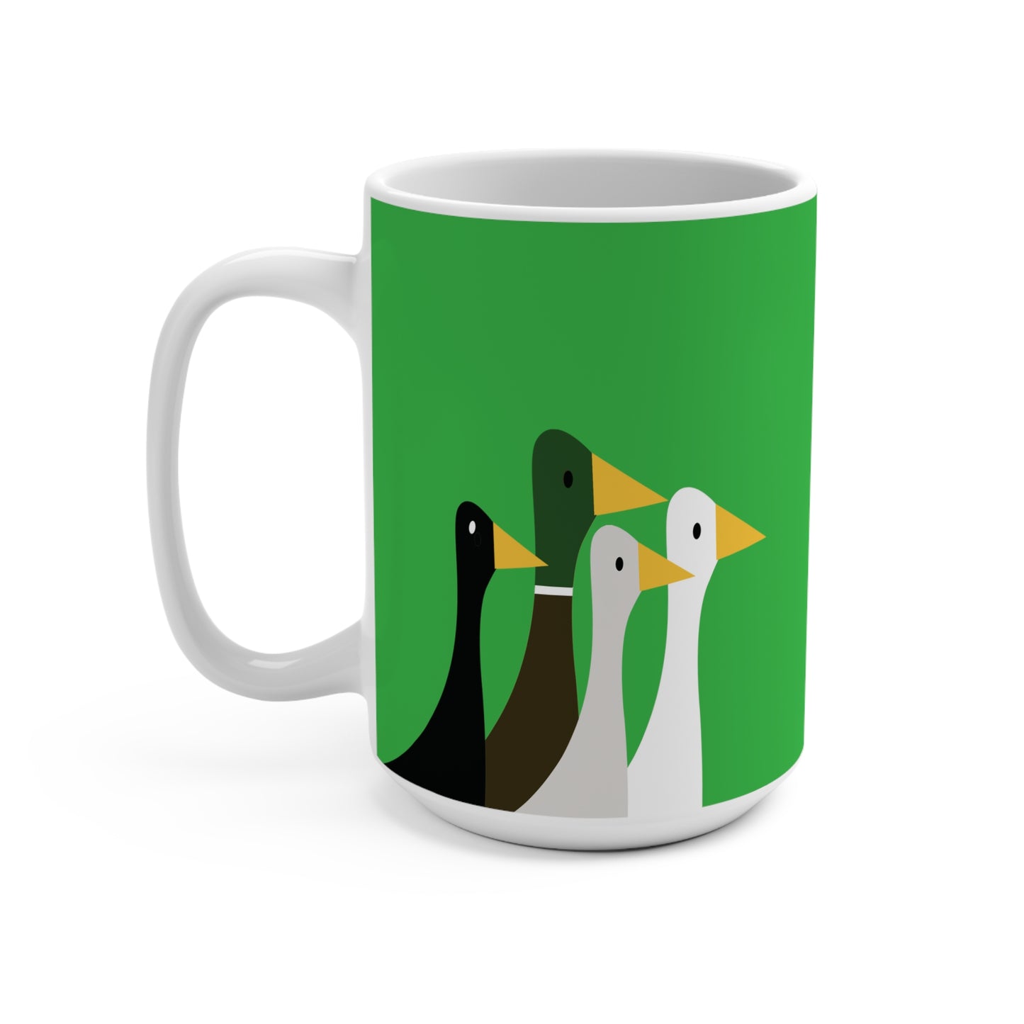 Take the ducks with you - Lime Green 21C12E - Mug 15oz
