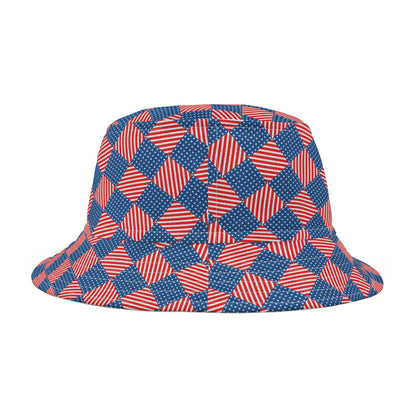 Stars and Stripes - Oil Paint Texture - Bucket Hat (AOP)