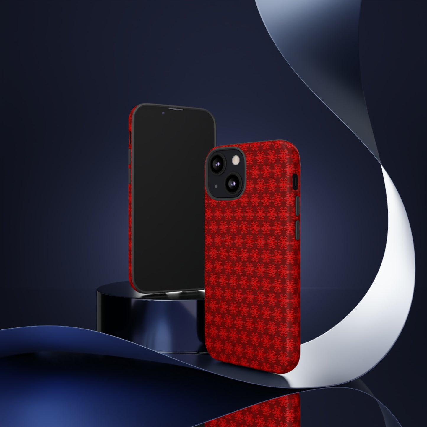 Red V Star Pattern - Tough Cases