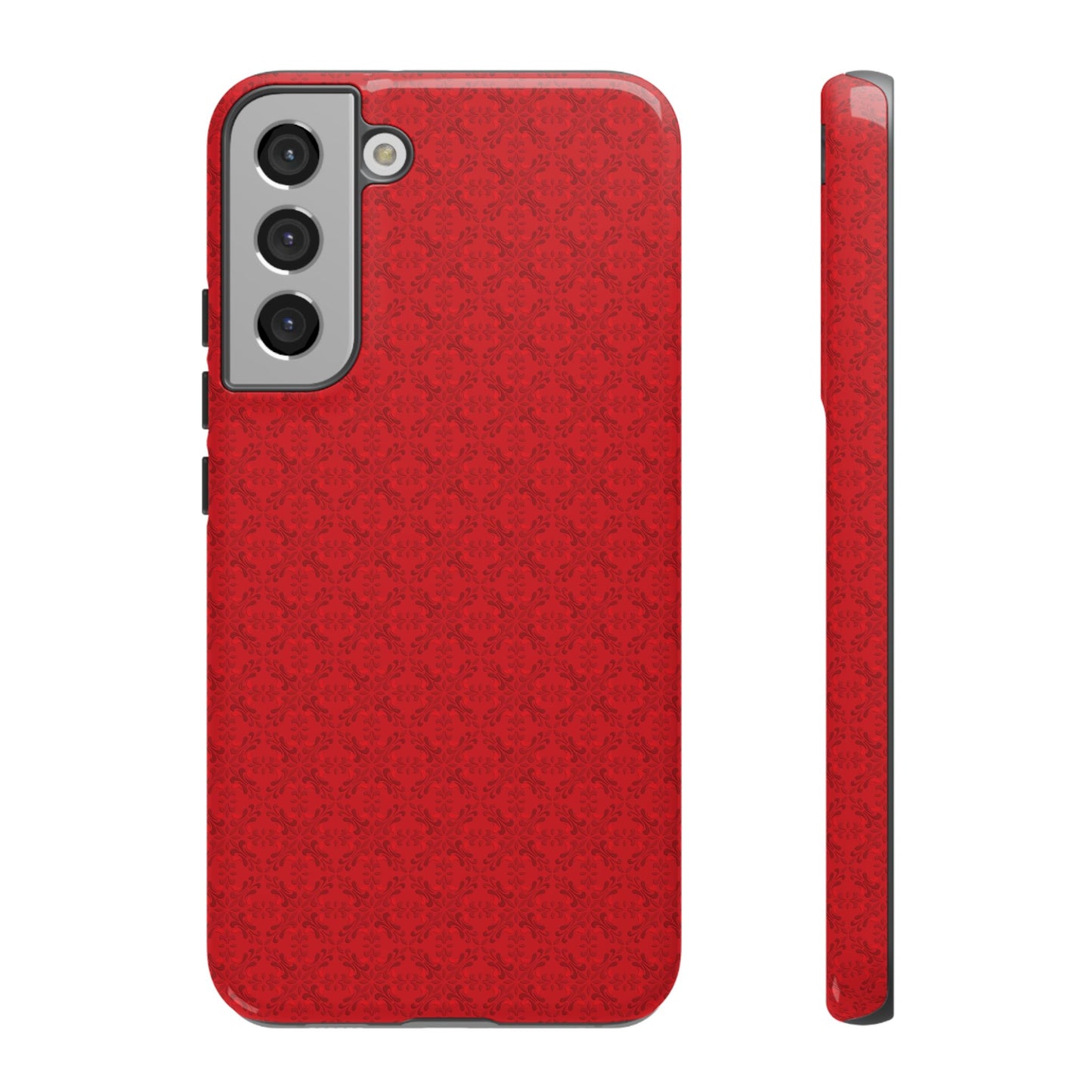 Vibrant Kaleidoscope - Red - Scarlet - Tough Cases