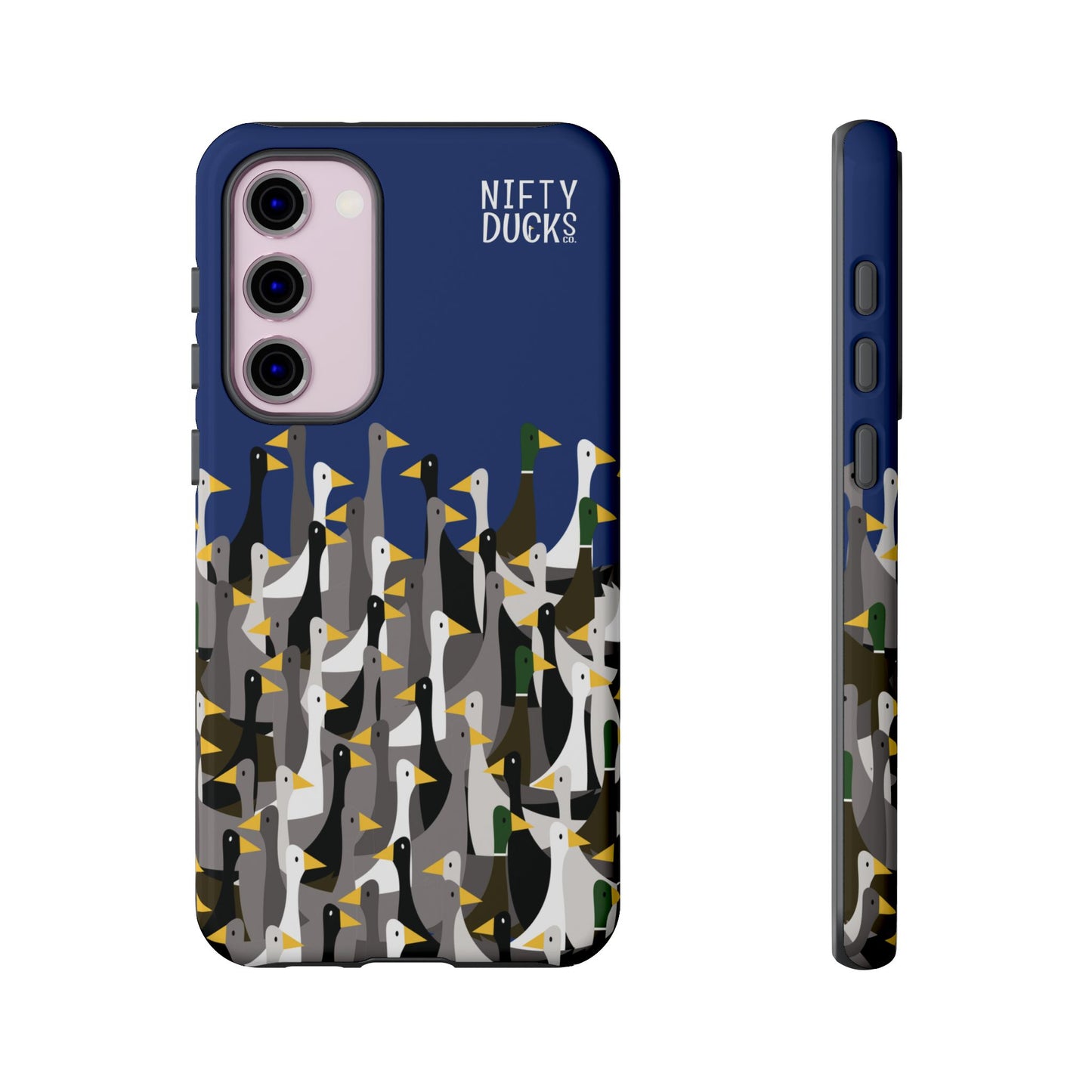 That is a LOT of ducks - Logo - Blue 003377 - Tough Cases