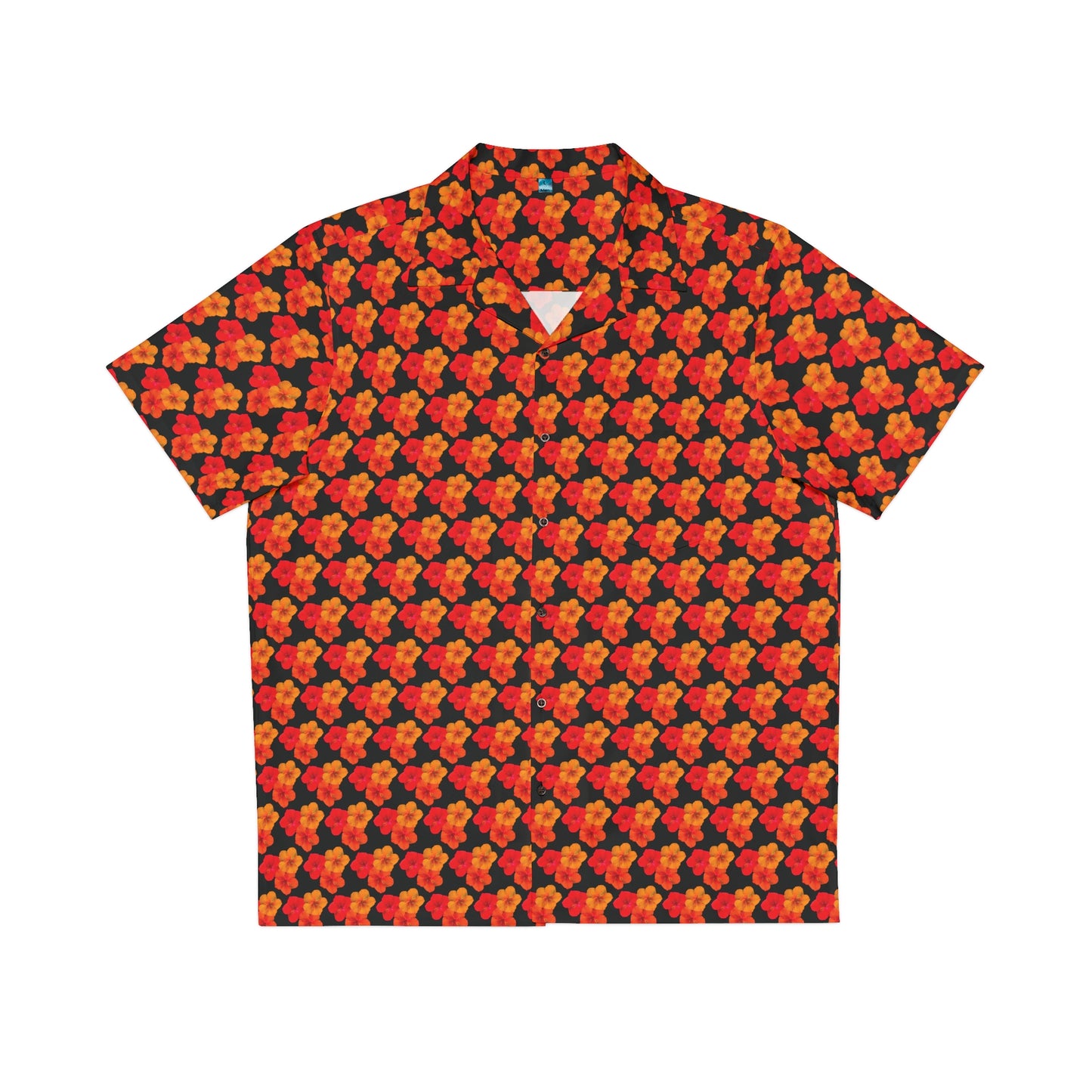 Tribiscus - Black 000000 - Men's Hawaiian Shirt