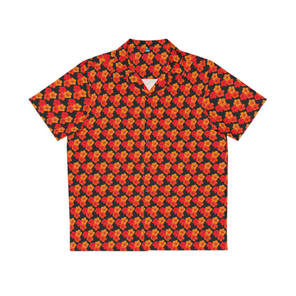 Tribiscus - Black 000000 - Men's Hawaiian Shirt