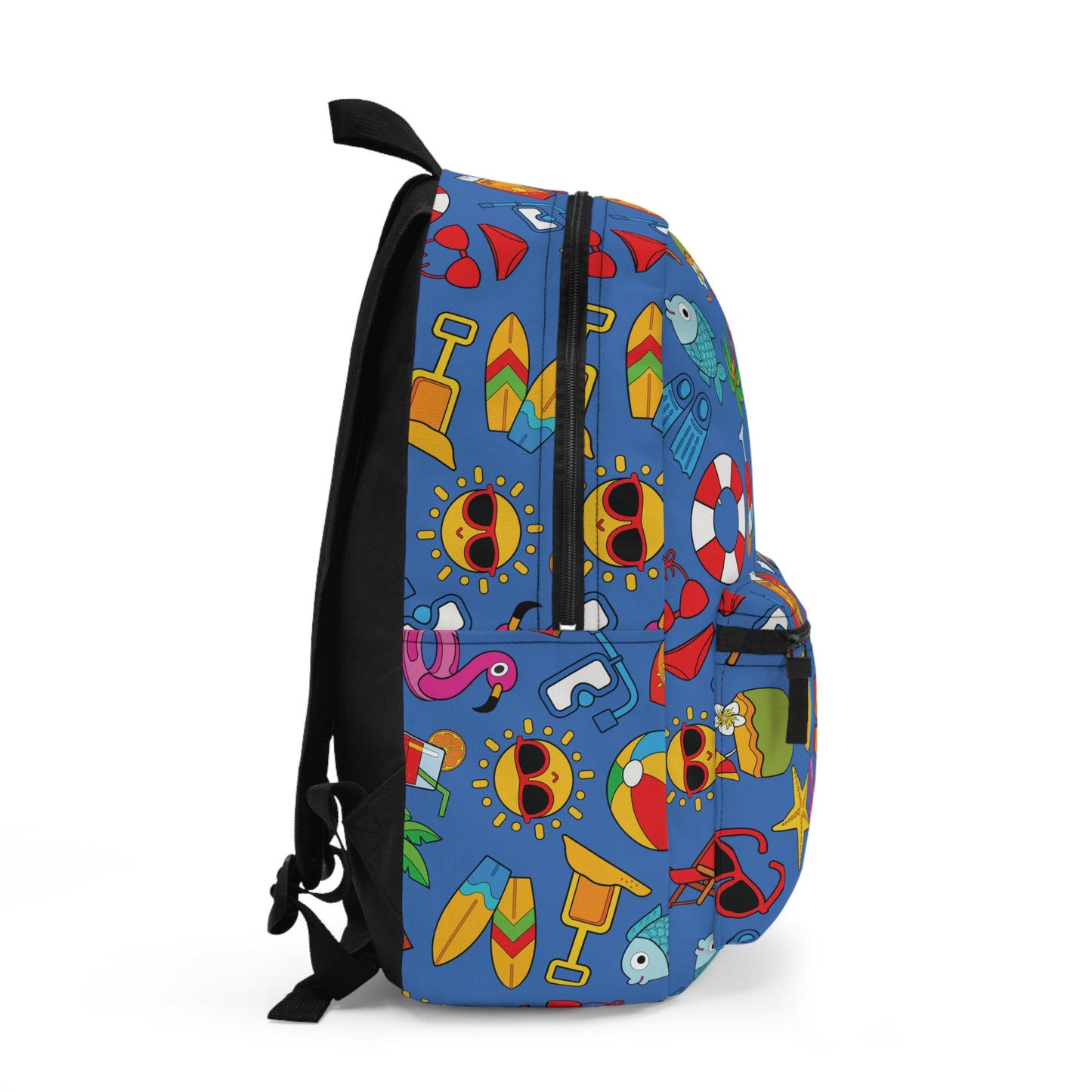 Summer Vibes - Azure 0080FF - Backpack