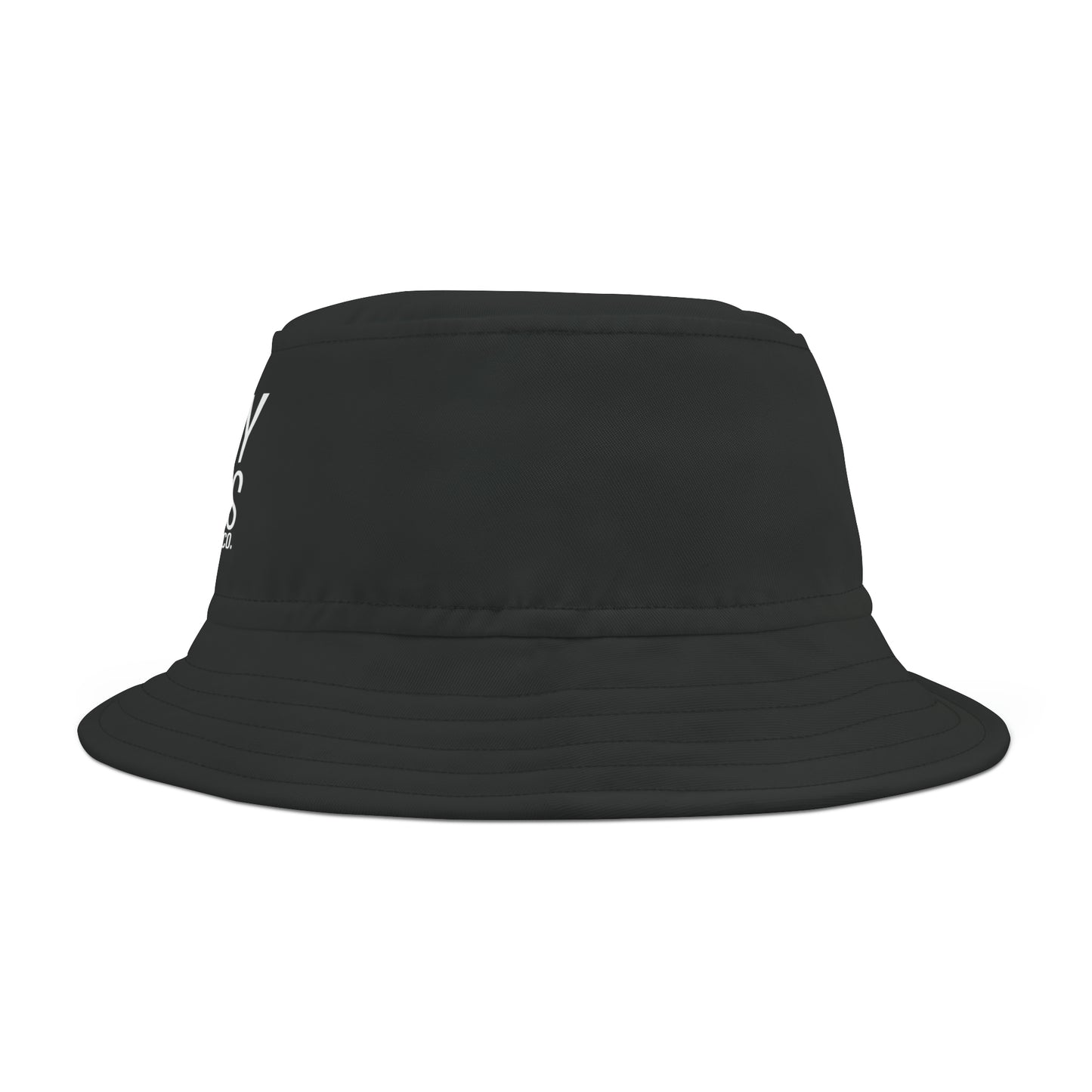 Nifty Ducks Co -  Logo - Black 000000 - Bucket Hat (AOP)