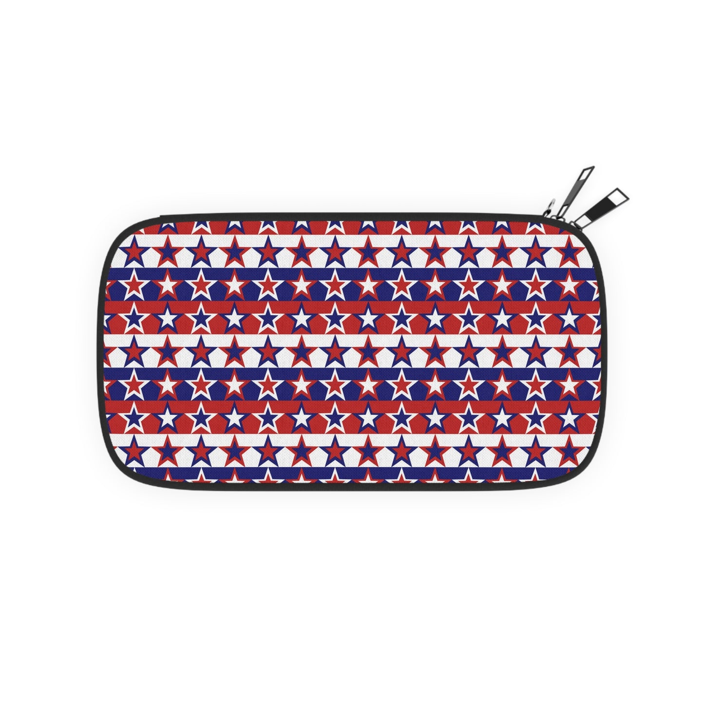 Red White and Blue Stars - Stripes - Passport Wallet