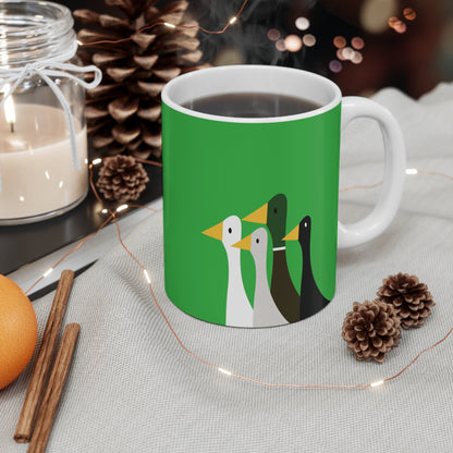 Take the ducks with you - Lime Green 21C12E  - Mug 11oz