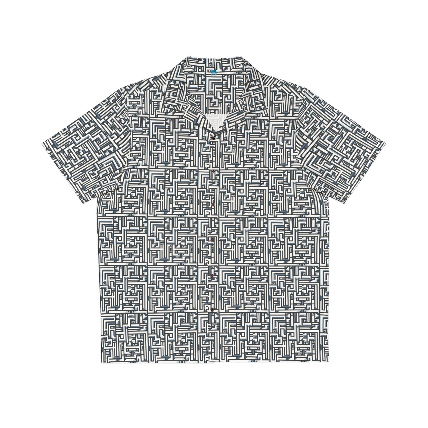 Futuristic Pattern - Men's Hawaiian Shirt