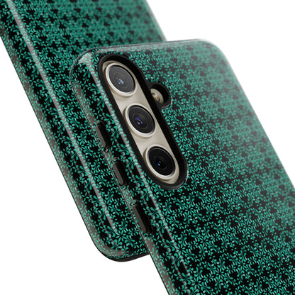 Vibrant Kaleidoscope - Turquoise - Black - Tough Cases