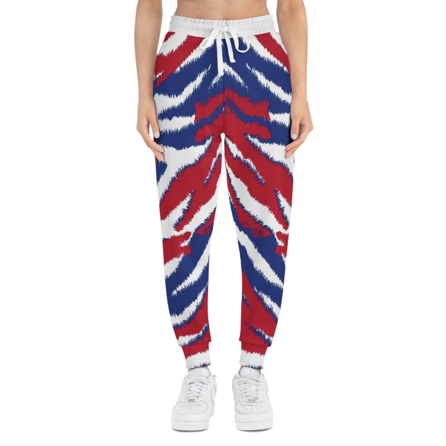 Red White and Blue - Athletic Joggers (AOP)