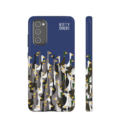 That is a LOT of ducks - Logo - Blue 003377 - Tough Cases