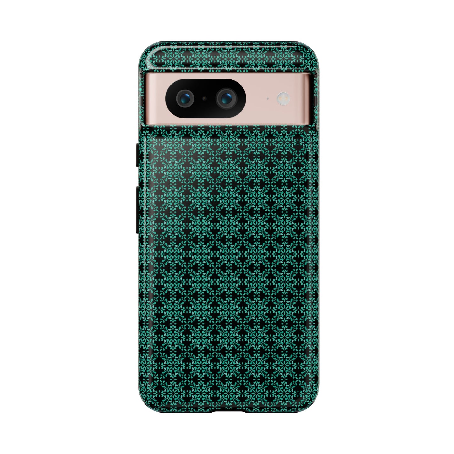 Vibrant Kaleidoscope - Turquoise - Black - Tough Cases