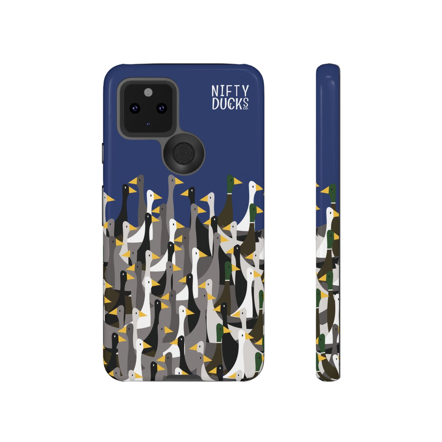 That is a LOT of ducks - Logo - Blue 003377 - Tough Cases