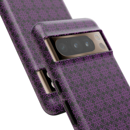 Vibrant Kaleidoscope - Purple - Black - Tough Cases