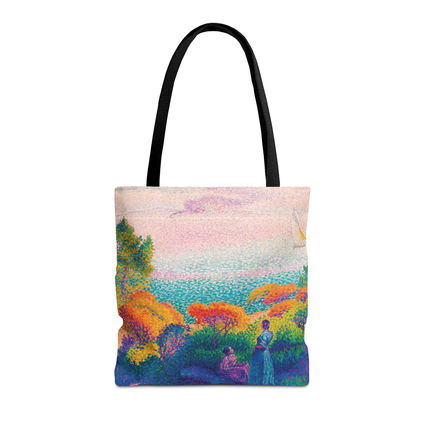 Henri Edmond Cross - Two Women by the Shore, Mediterranean - 1896 - Tote Bag