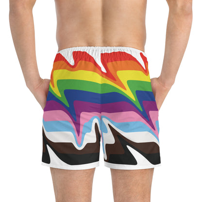 Pride - White ffffff - Swim Trunks