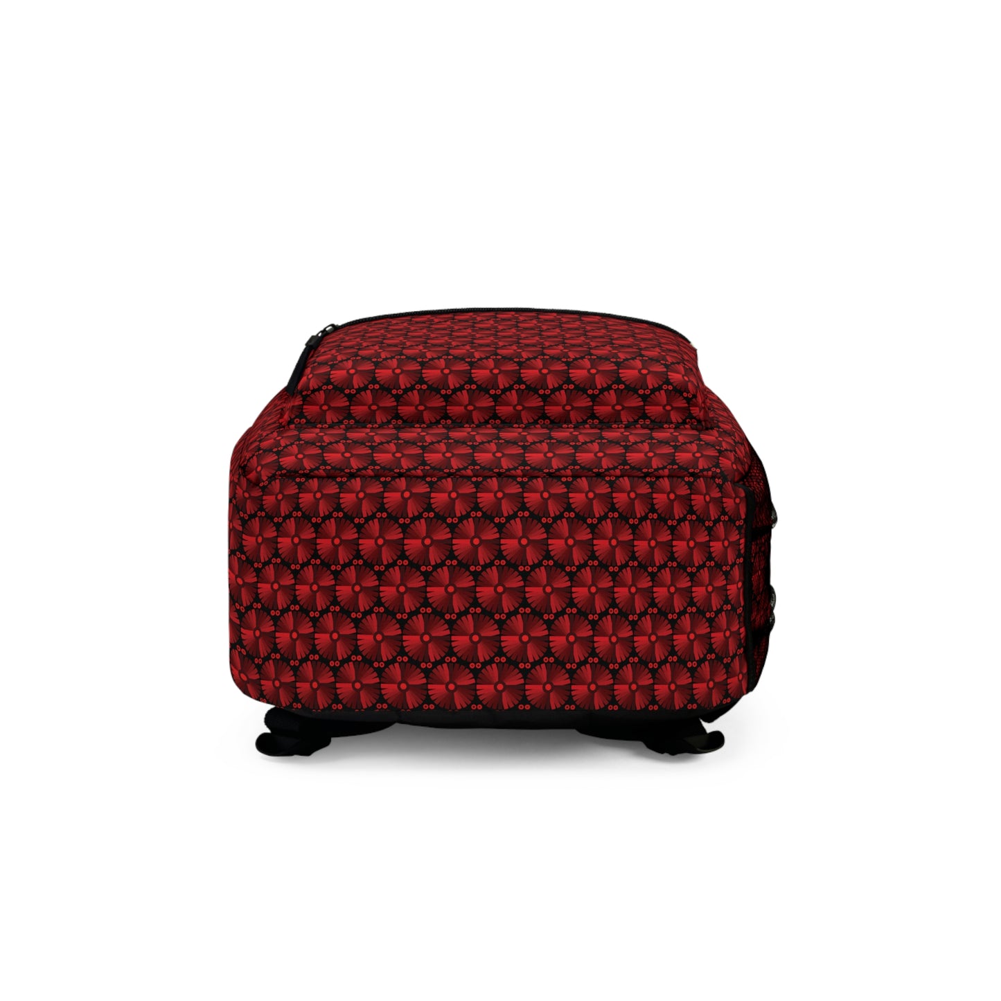 Letter Art - I - Red - Black 000000 - Backpack