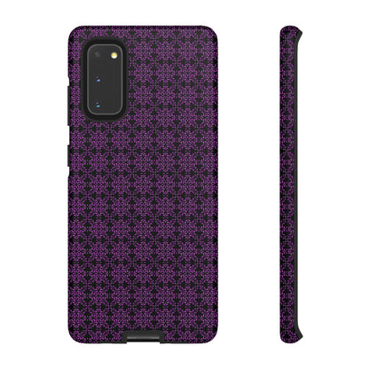 Vibrant Kaleidoscope - Purple - Black - Tough Cases