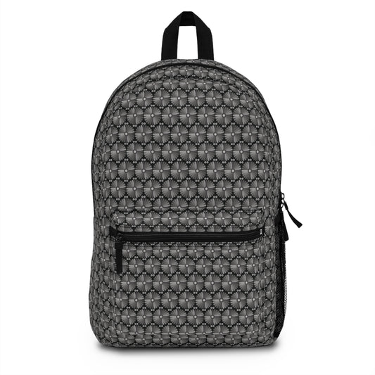 Letter Art - I - Gray - Black 000000 - Backpack