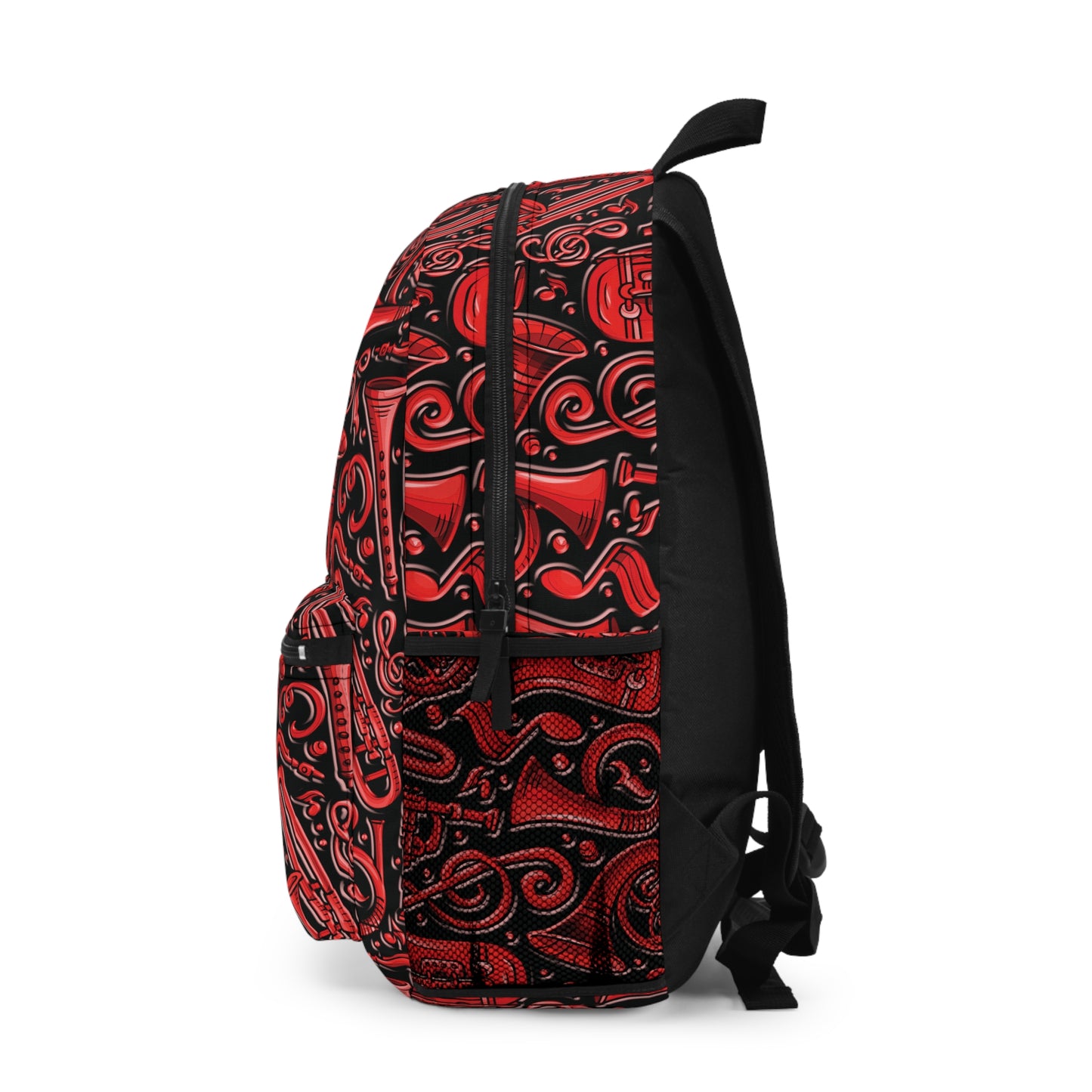 Band Camp - Red on Black 000000 - Backpack