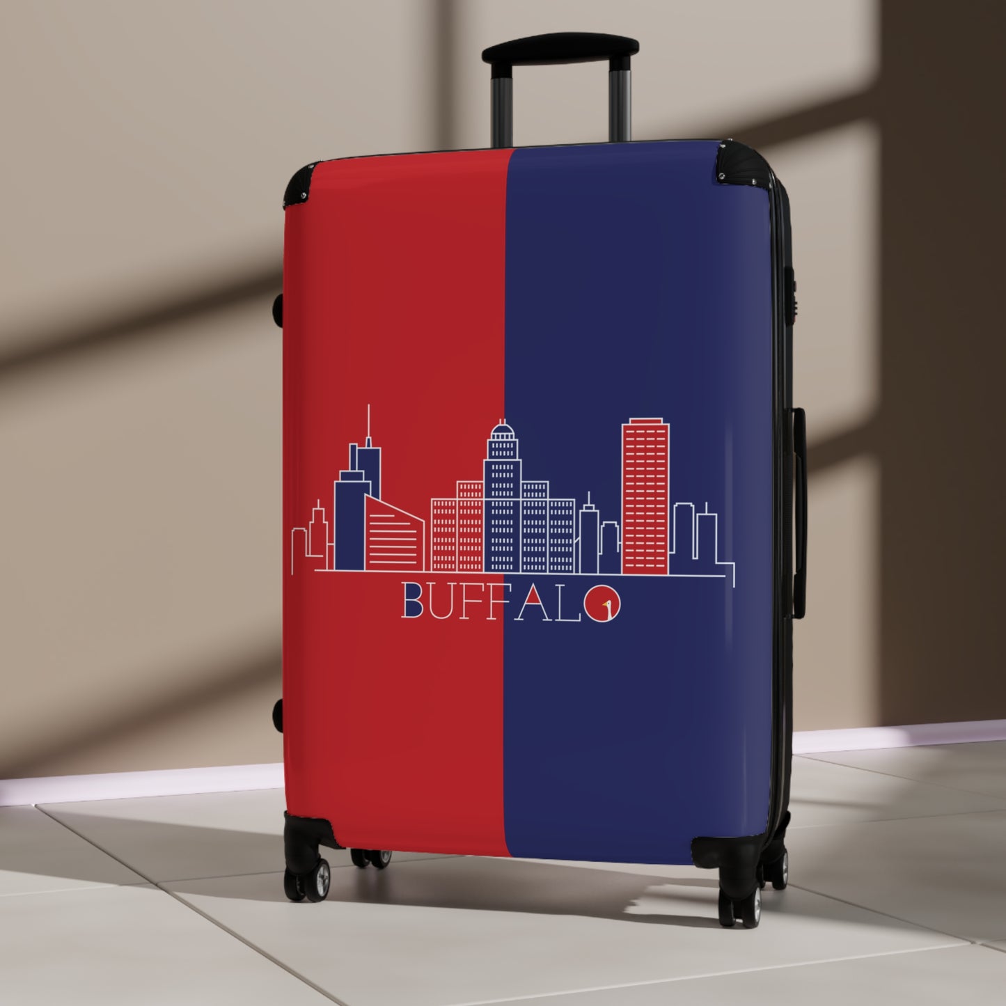 Buffalo - Red White and Blue City series - Suitcase