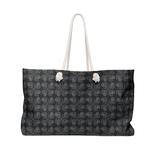 Octopie - Gray - Black 000000 - Weekender Bag