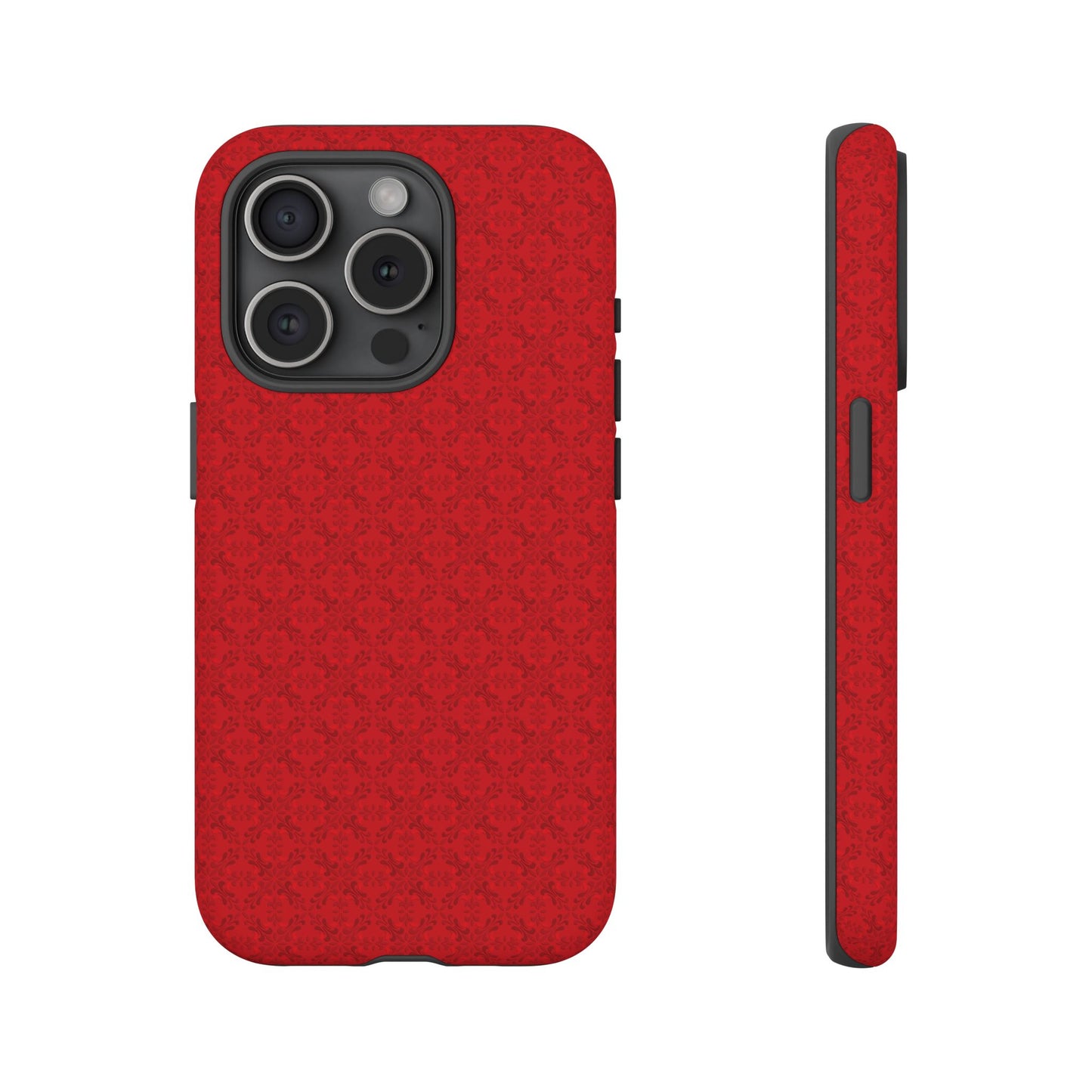 Vibrant Kaleidoscope - Red - Scarlet - Tough Cases