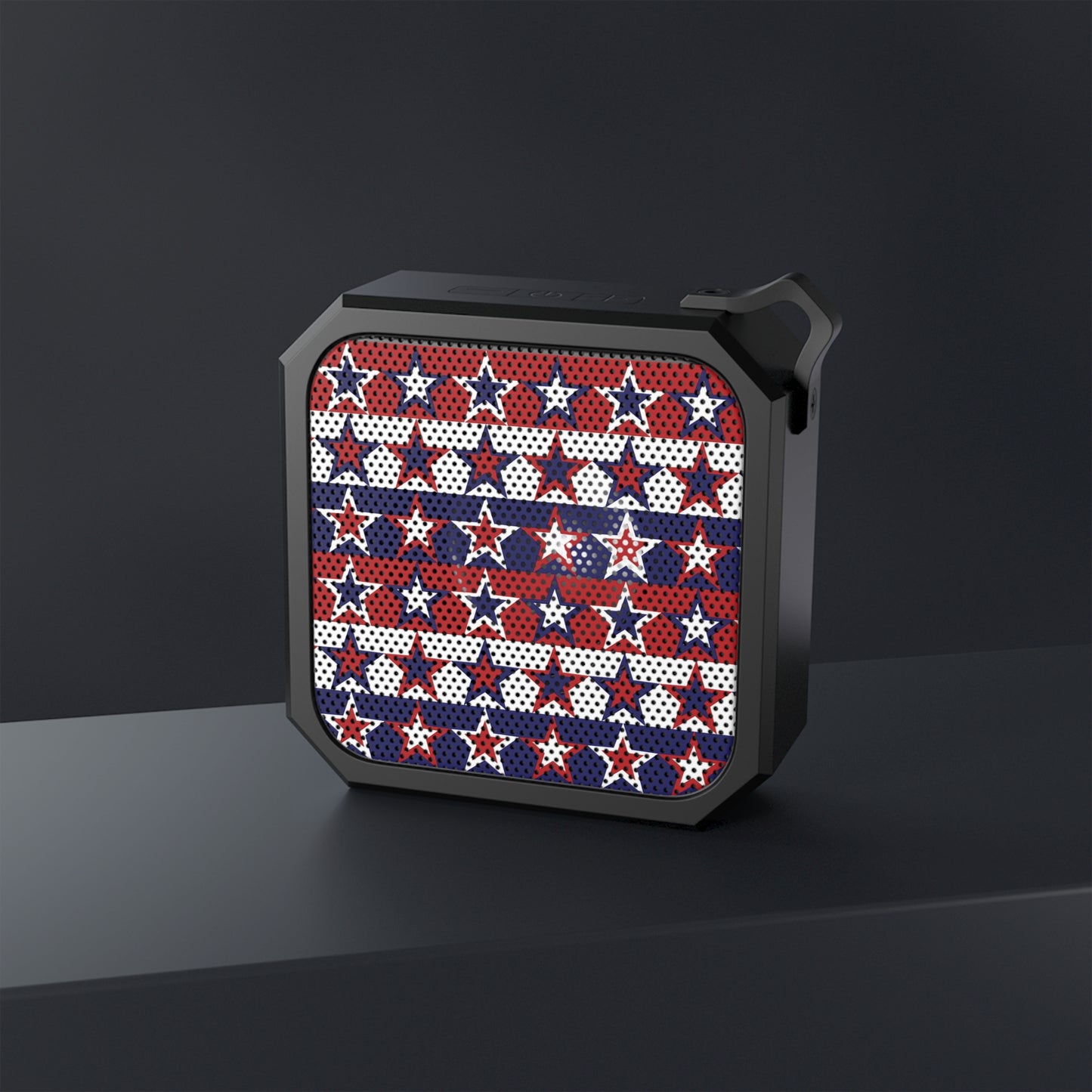 Red White and Blue Stars - Stripes - Blackwater Outdoor Bluetooth Speaker