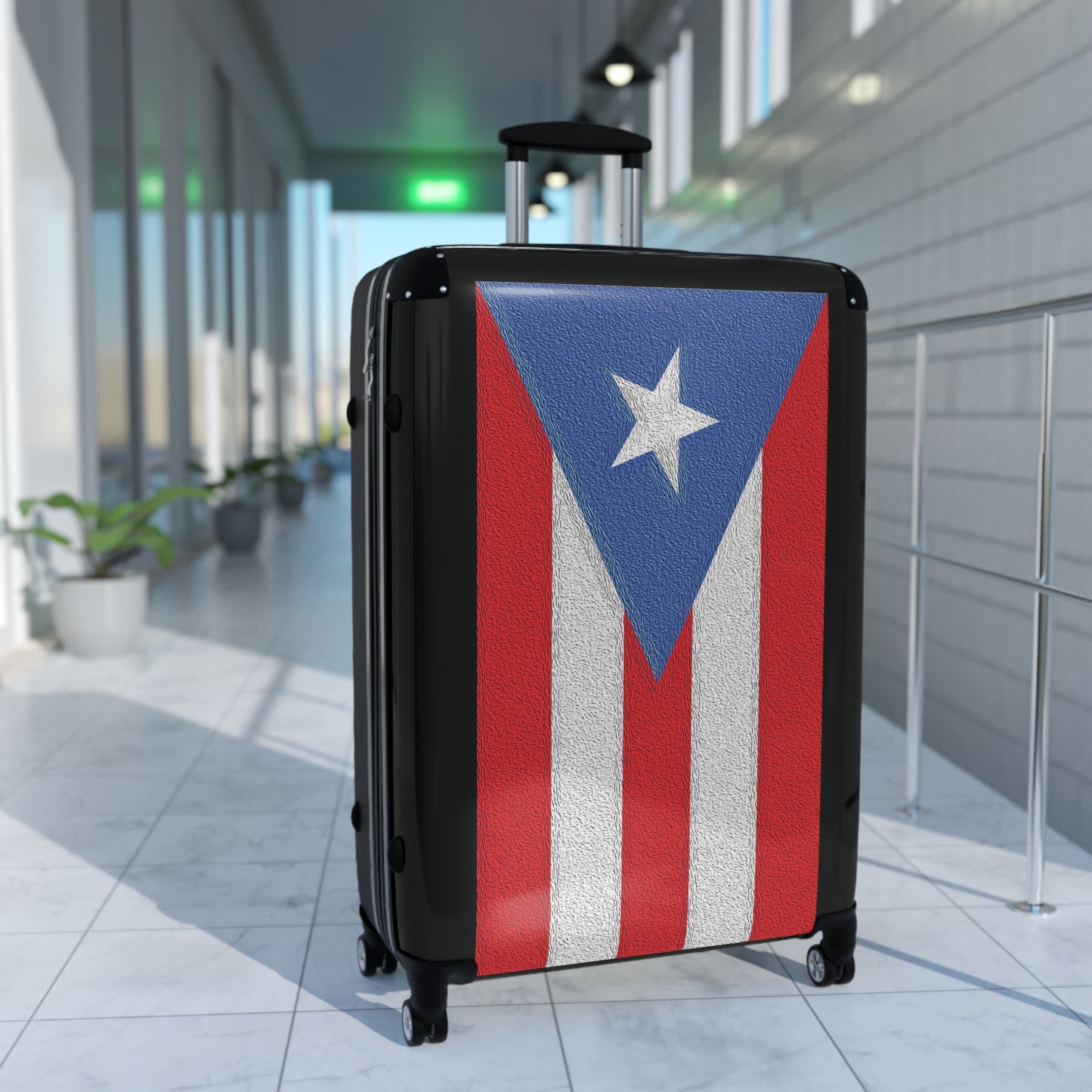 Celebrate Puerto Rico - Black - Suitcases