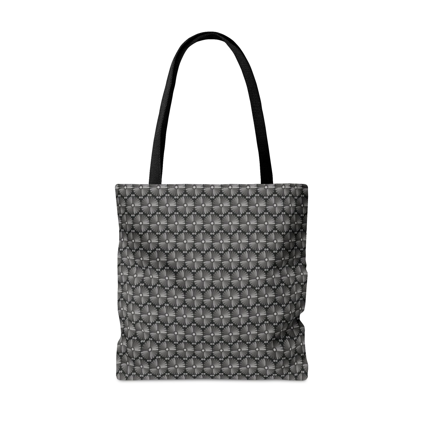 Letter Art - I - Gray - Black 000000 - Tote Bag