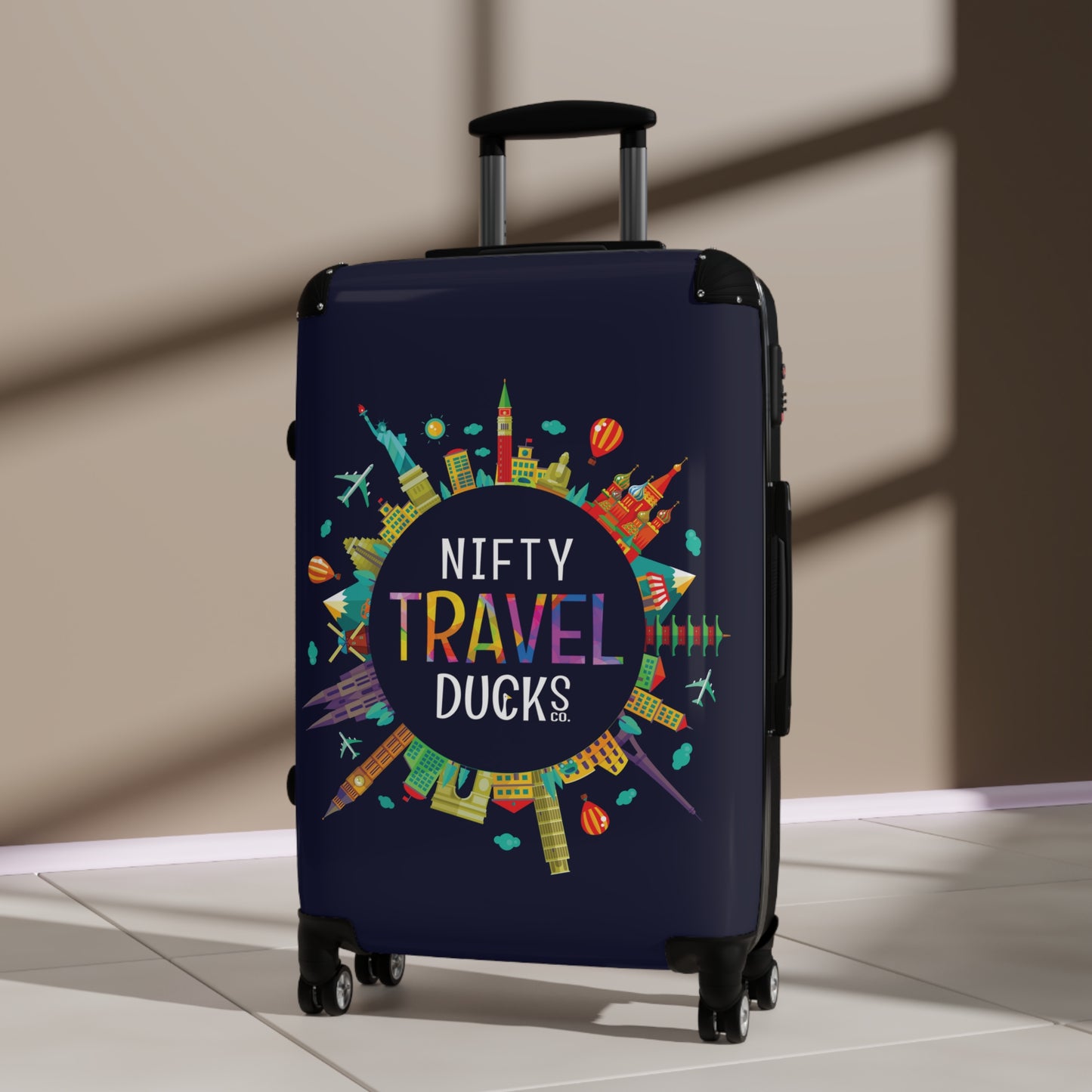 Nifty Ducks Co + Travel - Suitcase