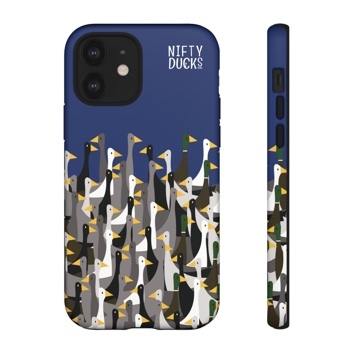 That is a LOT of ducks - Logo - Blue 003377 - Tough Cases