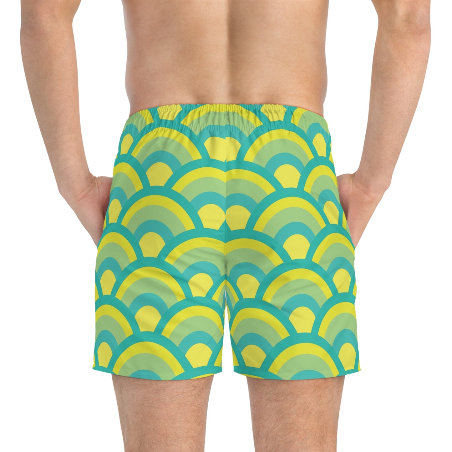 Green Sunrise - Swim Trunks