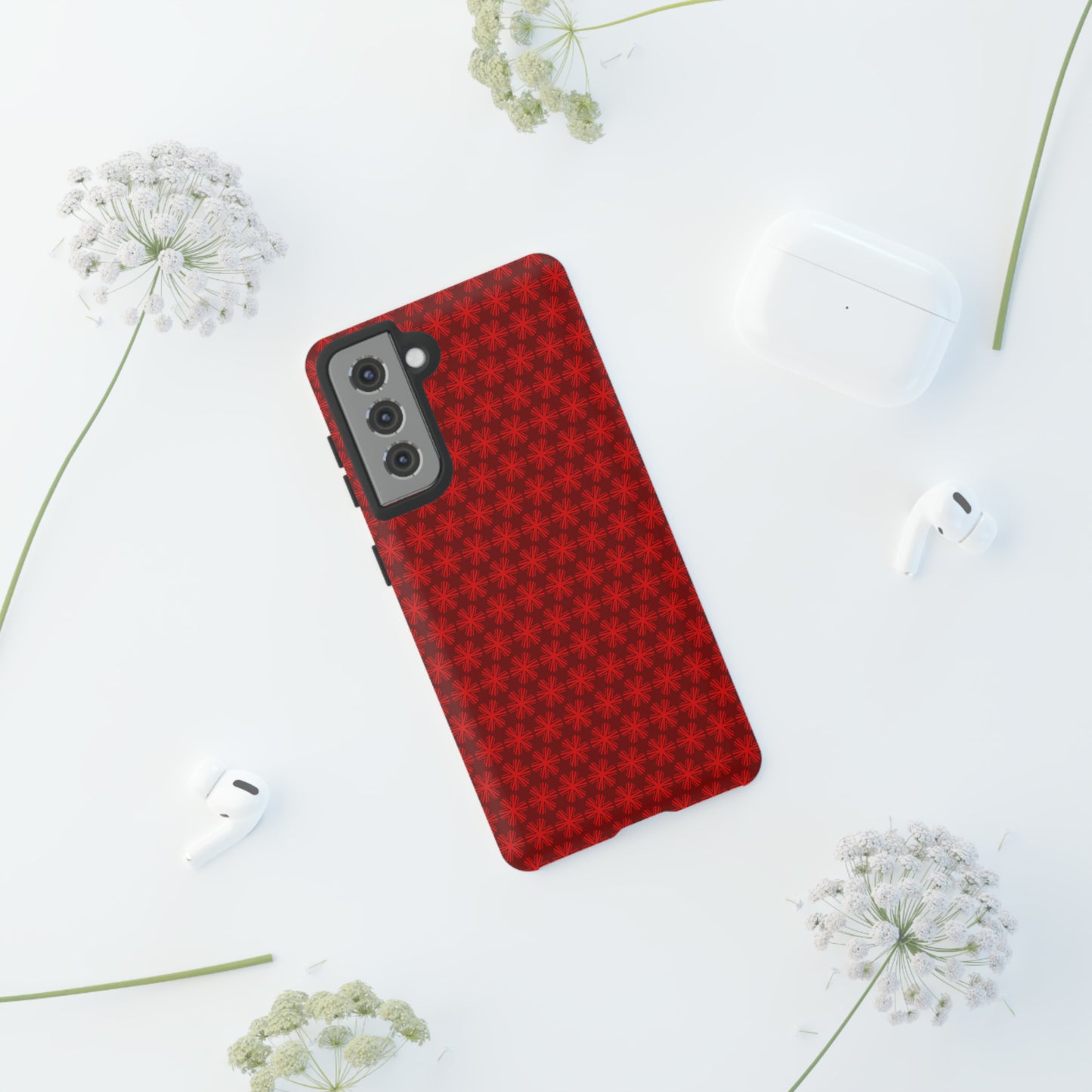 Red V Star Pattern - Tough Cases