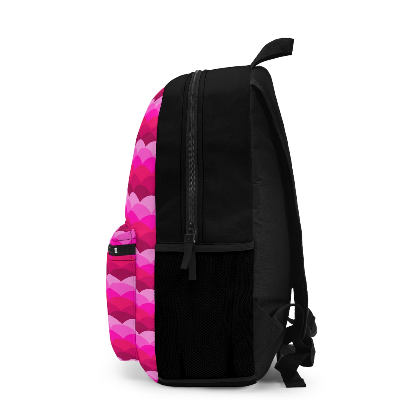 Variations on a Pink Rose - Sunrise - black 000000 - Backpack