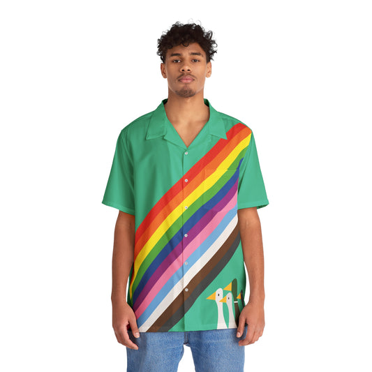 Pride - Turquoise - Men's Hawaiian Shirt