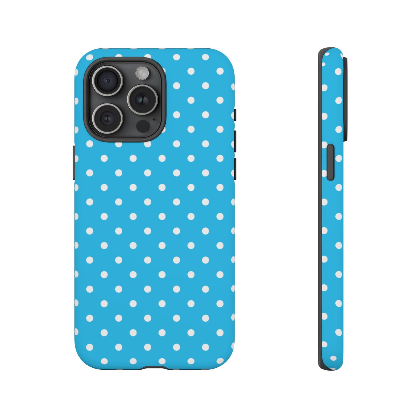 White dots on blue - Tough Cases