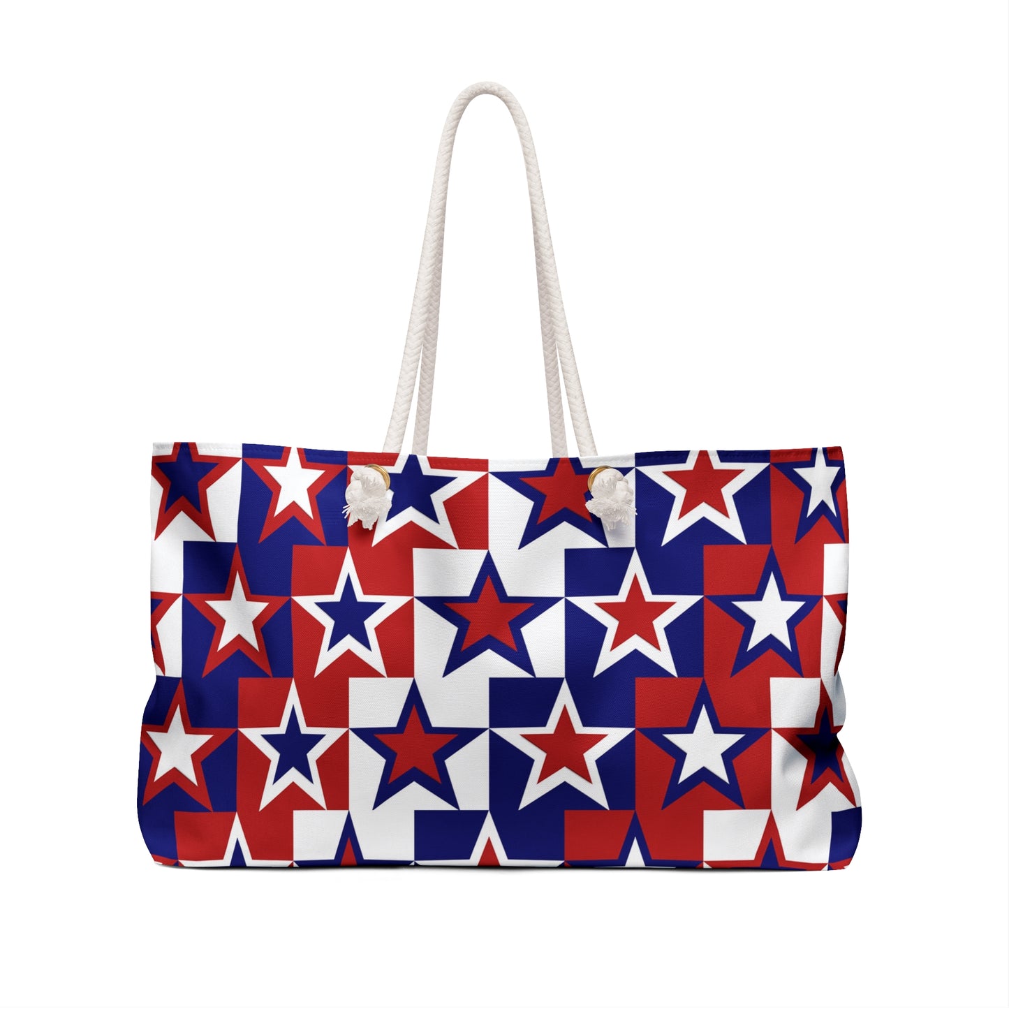 Red White and Blue Stars - Weekender Bag