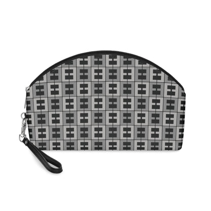 Letter Art - E - Black 000000 - Makeup Bag