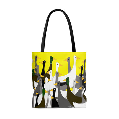 Not as many ducks - Yellow fff800 - Tote Bag