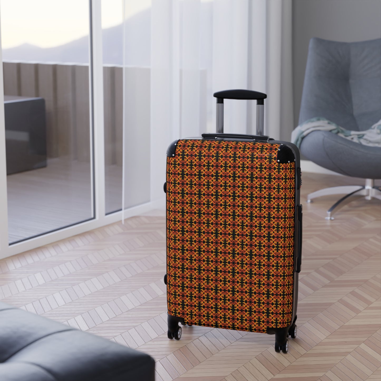 Letter Art - C - Black 000000 - Suitcase