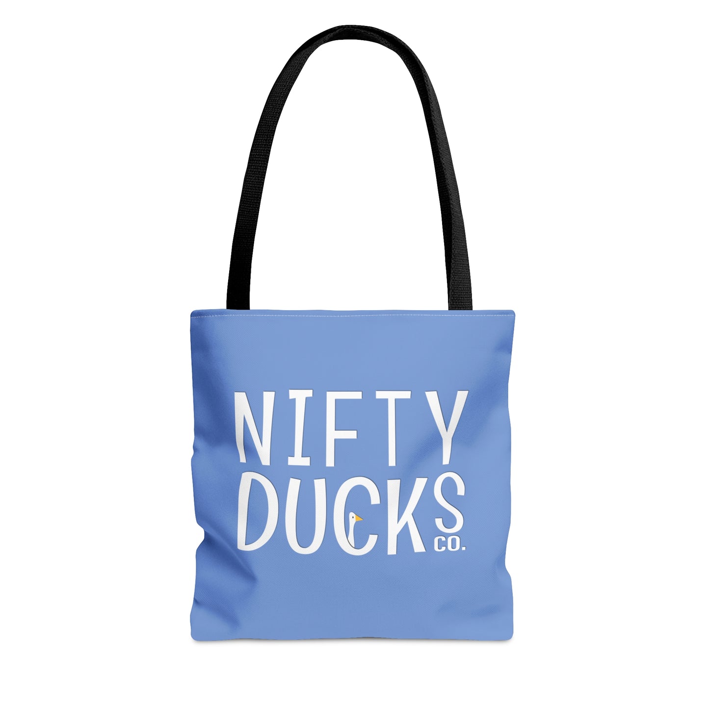 Nifty Ducks Co. Logo2 - Fennel Flower 74a6ff - Tote Bag