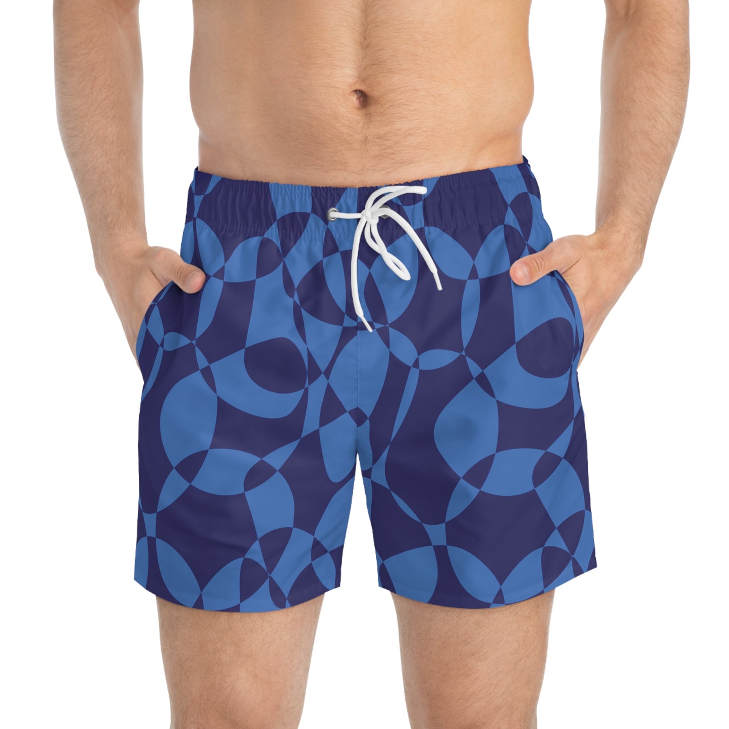 Sapphire Swirl - Azure - Swim Trunks