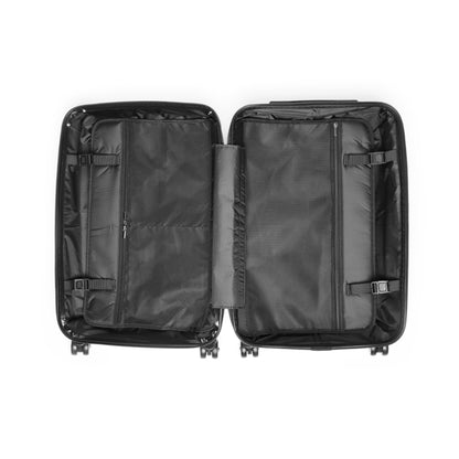 Playful Dolphins - Black 000000 - Suitcase